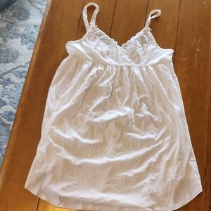 Victoria's Secret White Lace-Trim